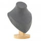 thumbnail image 3 of Exhibición de joyas Busto de maniquí Cadena Busto Soporte Base de madera Modelo de moda Estable 85x147x178cm, 3 of 9