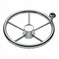 thumbnail image 2 of Schmitt & Ongaro Marine 1731321FGK Roue de Destroyer avec Bouton 13.5 5-Rayons 170 Accessoires de Navigation Marine RV, 2 of 3
