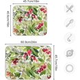 thumbnail image 3 of Dish Drying Mat, Christmas Berries Spruce Branches Microfiber Kitchen Dish Pads Super Absorbent Dish Drainer Mat Fast Drying Heat-resistant Drying Mat for Kitchen Counter, 18x2, 3 of 7