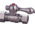 thumbnail image 1 of Kingston Brass CC44451 Straight Stop With .62 in. OD Compression x .5 in. OD Compression, 1 of 2