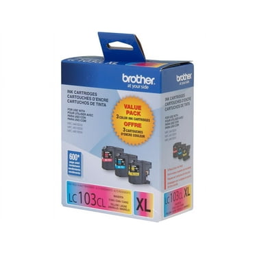 Brother Genuine High-yield Color Printer Ink Cartridge, LC1033PKS