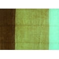 thumbnail image 1 of Ahgly Company Machine Washable Indoor Rectangle Abstract Turquoise Blue Contemporary Area Rugs, 5' x 7', 1 of 4