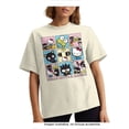 thumbnail image 4 of Playera Sanrio Talla EG Manga Corta Hello Kitty and Friends Cuadros Fit Oversize Beige, 4 of 4