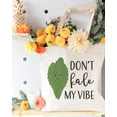 thumbnail image 4 of Don't Kale My Vibe Cotton Canvas Tote Bag, 4 of 4