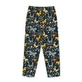 thumbnail image 5 of Xecao Flowers Butterfly Women's Straight Lounge Pajama Pants: The Epitome of Relaxed Sleepwear, 5 of 9