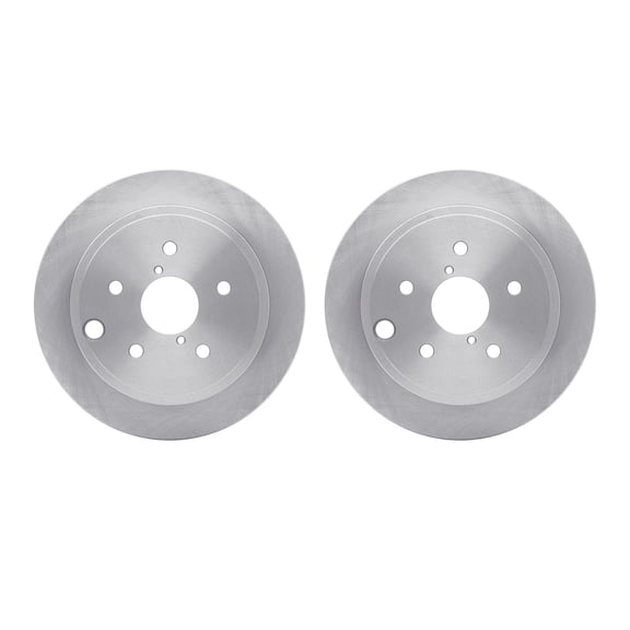 Dynamic Friction Company Rear Brake Rotors 6002-13024