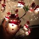 thumbnail image 2 of Cadena de luces navideñas de muñeco de nieve 2m 10 LED Decoración navideña para el hogar, jardín, dormitorio y decoración interior y exterior (muñeco de nieve) JAMW  Sencillez, 2 of 5