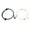 F, variante sur Koszal 1 Paire Bracelet Couple Magnétique Amour Romantique Unisexe Forme Cœur Longueur Réglable Bracelet Homme Bijou
