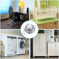 thumbnail image 5 of Ruedas de Bolas para Muebles, Paquete de 12 Transferencia de Bolas, Rodillos de Bolas de Nailon y Acero Inoxidable, con 24 Tornillos, para Carro de Equipaje con Ruedas, 5 of 5