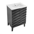 thumbnail image 2 of Cascade 24" Bathroom Vanity in Black, 2 of 5