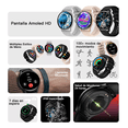 thumbnail image 2 of Reloj Inteligente Mujer Con Temperatura Smartwatch beige bisel rosa, 2 of 5