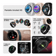 thumbnail image 2 of Reloj Inteligente Mujer Con Temperatura Smartwatch beige bisel rosa, 2 of 5
