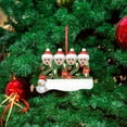 thumbnail image 3 of Fiudx Adorno Navideño Personalizado, Decoración Navideña de Pvc, Diseño Familiar Personalizable, Material Duradero, Ideal para Colgar En El Árbol, Ideal para Regalar, Tamaño 10 Cm, Edición 2021, 3 of 6