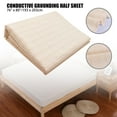 thumbnail image 1 of Grounding Sheet Earthing Half Sheet Conductive Earthing Mat with Copper Cord for Better Sleep and Boost Your Health 3 Sizes By BOOBEAUTY, 1 of 8