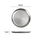 thumbnail image 2 of Platos de acero inoxidable, juego de 2 platos de cena de Metal, plato de aperitivos, plato de Camping, plato de nueces, plato de dulces, inastillable, 2 of 5