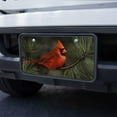 thumbnail image 3 of GRAPHICS & MORE Northern Cardinal Red Pine Perch Novelty Metal Vanity Tag License Plate, 3 of 4