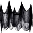 thumbnail image 1 of Tela de miedo de Halloween Zhivalor Hilo de algodón negro 215x500cm Decoración de miedo, 1 of 8