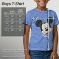 thumbnail image 5 of Boy's Mickey & Friends Mickey Portrait Performance Graphic Tee Royal Blue Heather X Large, 5 of 9