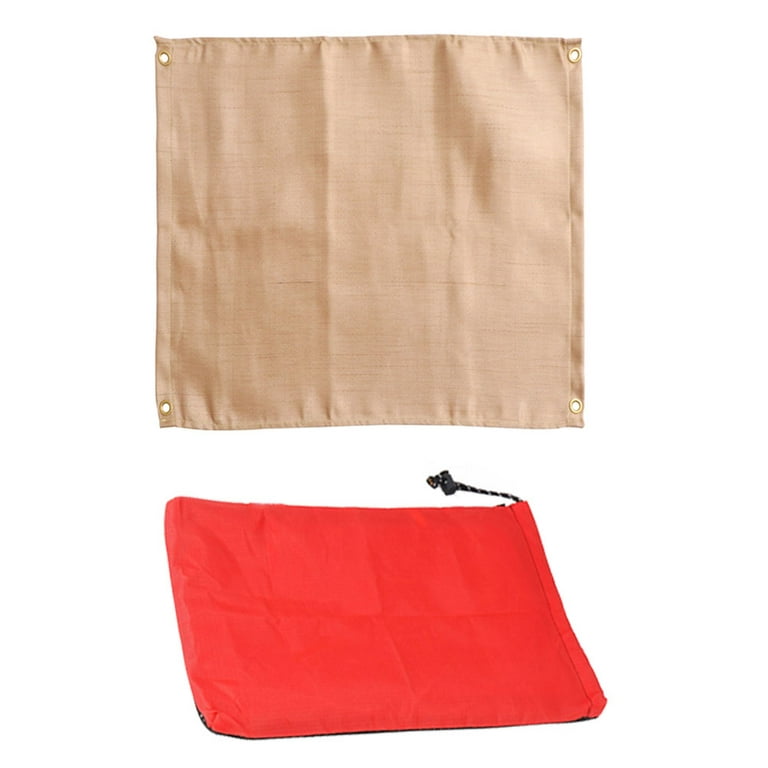 BESTONZON 1 Set of Outdoor Fireproof Blanket Multi-function Fire Blanket  Convenient Insulation Blanket