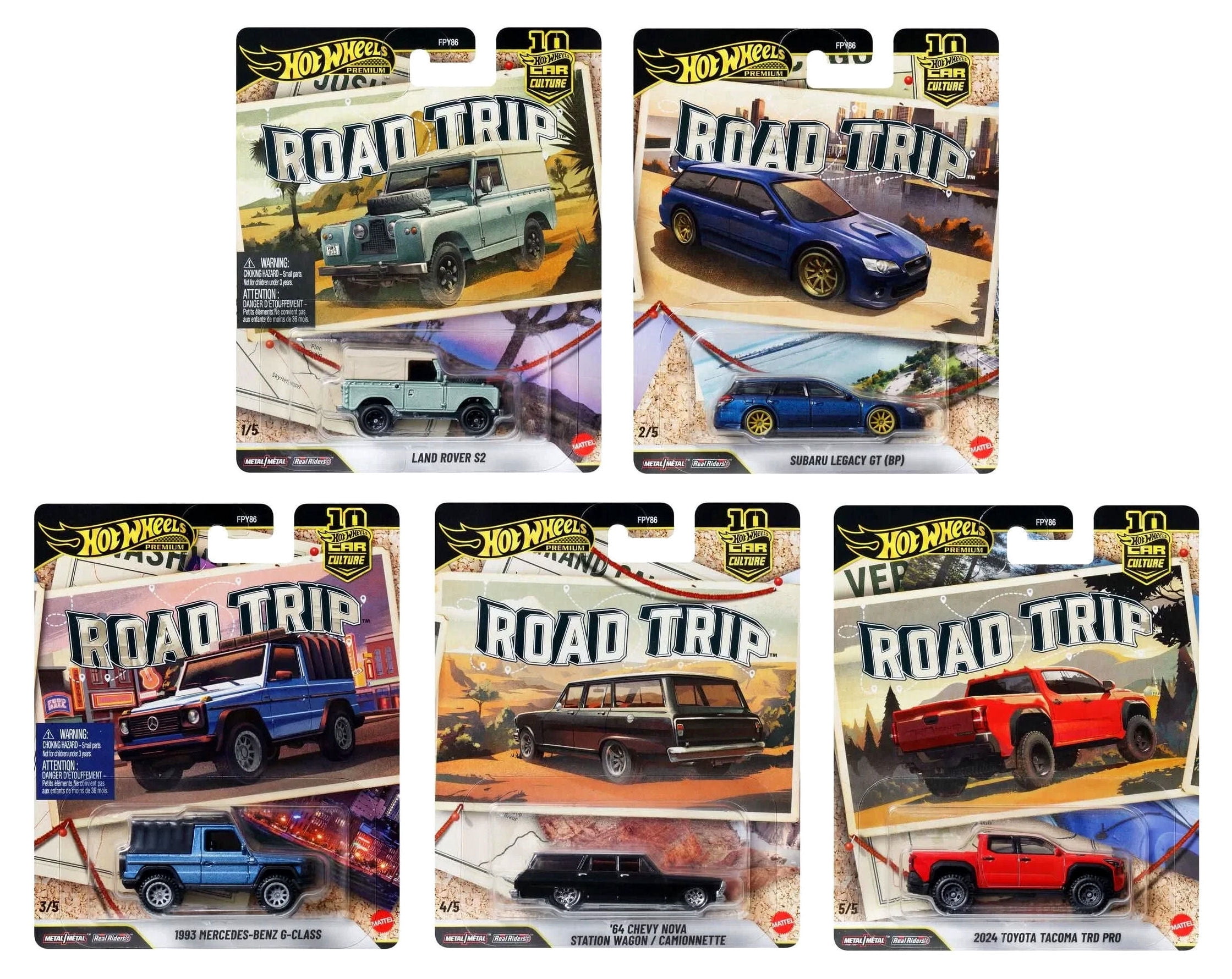 Hot Wheels Race Day 5 Piece Set Car Culture 2024 Series D
