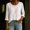 *B-Blue, variant on ClodeEU Women's Round Neck Long Sleeve Peplum Blouse,Casual Solid Color Ruffle Hem Top A-Blue,Women's Plus L