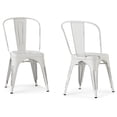 thumbnail image 4 of Simpli Home Fletcher Metal Dining Side Chair (Set of 2), 4 of 12