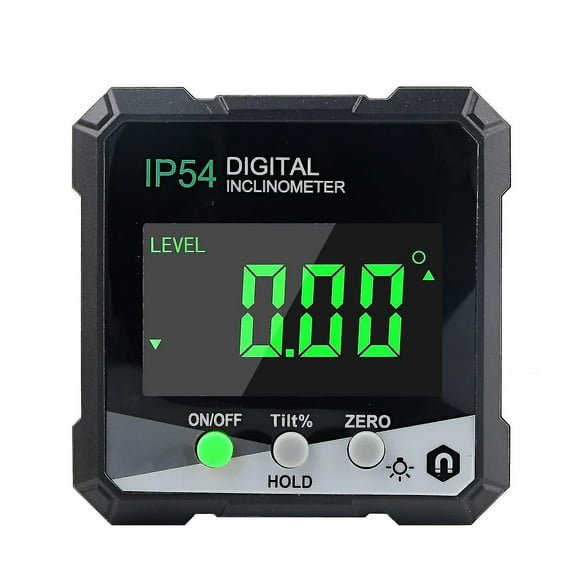 Buscador de ángulos digital, transportador/medidor de ángulos con pantalla LCD, inclinómetro con imán, medición de ángulos digital