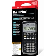 BA II Plus Financial Calculator, Black Medium