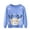C-Blue663, variant on DHFJKG Toddler Boys Girls Christmas Sweater Cartoon Reindeer Long Sleeve Warm Knitted Pullover Knitwear Comfort Tops