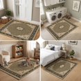 thumbnail image 5 of Area Rugs 4'x6'. Brown Boho Carpet Runner Indoor Outdoor Rugs Home Decor Aesthetic, Vintage Ethnic Tribe Abstract Art Non Slip Mats Washable Accent Rug for Living Room Bedroom, 5 of 7