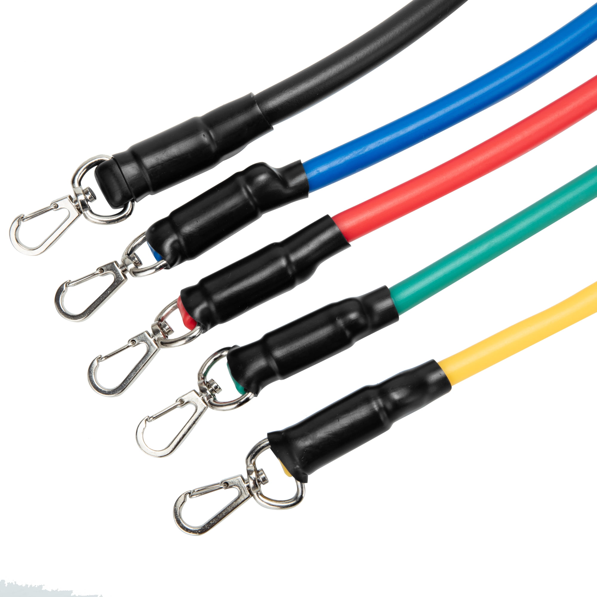 Exercise Resistance Bands Set Stretch Training Band Set with Door Anchor Physical Therapy Keep Fit Exercise Bands with Handles Ankle Straps and Carry Bag