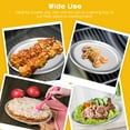 thumbnail image 3 of 12 Pieces Pizza Pan Bulk Restaurant Aluminum Pizza Pan Set Round Pie Cake Plate Rust Free Cake Tray for Oven Baking Home Kitchen Restaurant Easy Clean(10 Inch), 3 of 6