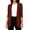 *Wine, variant on ClodeEU Women's 3/4 Sleeve Notch Collar Long Blazer ,Casual Business Jacket Dark Gray,Women's Plus L