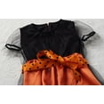 thumbnail image 3 of Disfraz de Halloween para niños bruja capa de cosplay disfraz de princesa falda disfraz de niña, amarillo, 110-120 cm JAMW Sencillez, 3 of 5