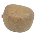 thumbnail image 3 of Brown Round Ottoman, 3 of 6