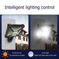 thumbnail image 2 of Eyfqtcs Lámpara De Pared De Calle Impermeable Con Sensor De Movimiento De Luz Solar Led Decoración De Jardín (A), 2 of 8