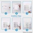 thumbnail image 3 of Wall Mount Router Holder Bracket Mount Stand Holder Compatible with TP-Link Deco X20 or Deco X60, 3 of 7