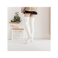 thumbnail image 4 of Spencer Womens Over the Knee High Socks Extra Long Thigh High Socks Warm Stocking Lady Boot Socks Leg Warmers "Beige", 4 of 6