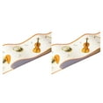 thumbnail image 3 of Guardoinrt Waterproof Wallpaper Border Living Space With Style Instantly Change Look Of Room PVC Creative Light yellow axe 2Set, 3 of 6
