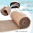 thumbnail image 2 of 78.7 x 8.7 Inch Brown Single Face Corrugated Cardboard Roll Corrugated Wrap Paper for Gift Packing Storage DIY Crafts Shipping 2.5mm Thick, 2 of 5
