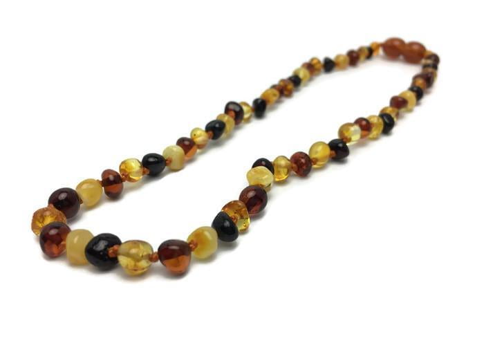 target amber teething necklace