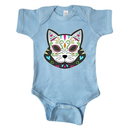 

Inktastic Cinco De Mayo Cat Sugar Skull Gift Baby Boy or Baby Girl Bodysuit
