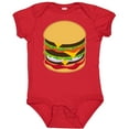 thumbnail image 3 of Inktastic Hamburger Lover Boys or Girls Baby Bodysuit, 3 of 5