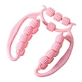 thumbnail image 4 of MERIGLARE Rouleau de Massage Portable Rouleau de Relaxation Musculaire 20 Roues pour Jambes Bras Mollet Rose, 4 of 9