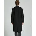 thumbnail image 2 of Camii Mia Women's Faux Wool Coat Elegant Lapel Trench Jacket Slim Long Coat Overcoat Outwear, 2 of 7