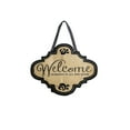 thumbnail image 2 of Evergreen Welcome Burlap Door Decor, 13.50x17.50"H, 2 of 7