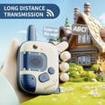 thumbnail image 2 of Walkie Talkies Infantiles Juguete - 2 Radios para Niños con Temática de Dinosaurios + Regalo Ideal para Cumpleaños, 2 of 6