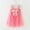 Pink, variant on Toddler Clothing, Toddler Kids Baby Girls Cute Summer Mesh Solid Color Print Bow Suspenders Dress Skirt