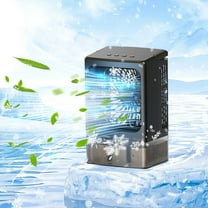 sruoe Air Conditioners, Small Air Conditioner, Air Cooler, Mini Air Conditioner, Evaporative Air Cooler Fan, Portable Air Cooler Humidifier, Small Refrigeration Household Conditioner