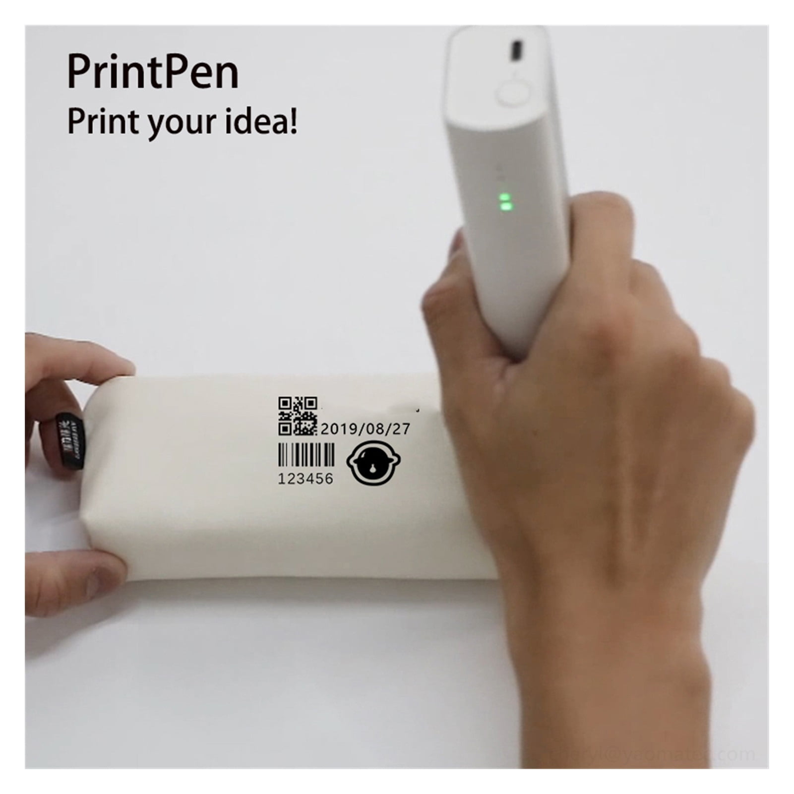 Mini Printer Inkjet Pen Portables Handheld Printers Small Color DIY Tattoo Logo Printing ,Easy to Use